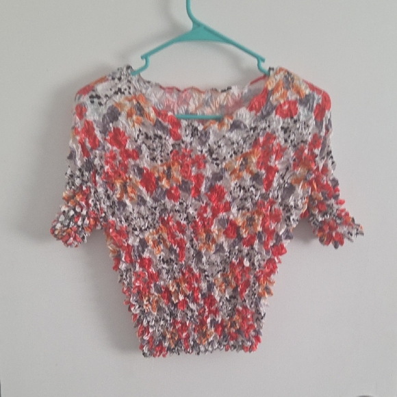 Floral Multicolor Women's Top - Picture 1 of 4